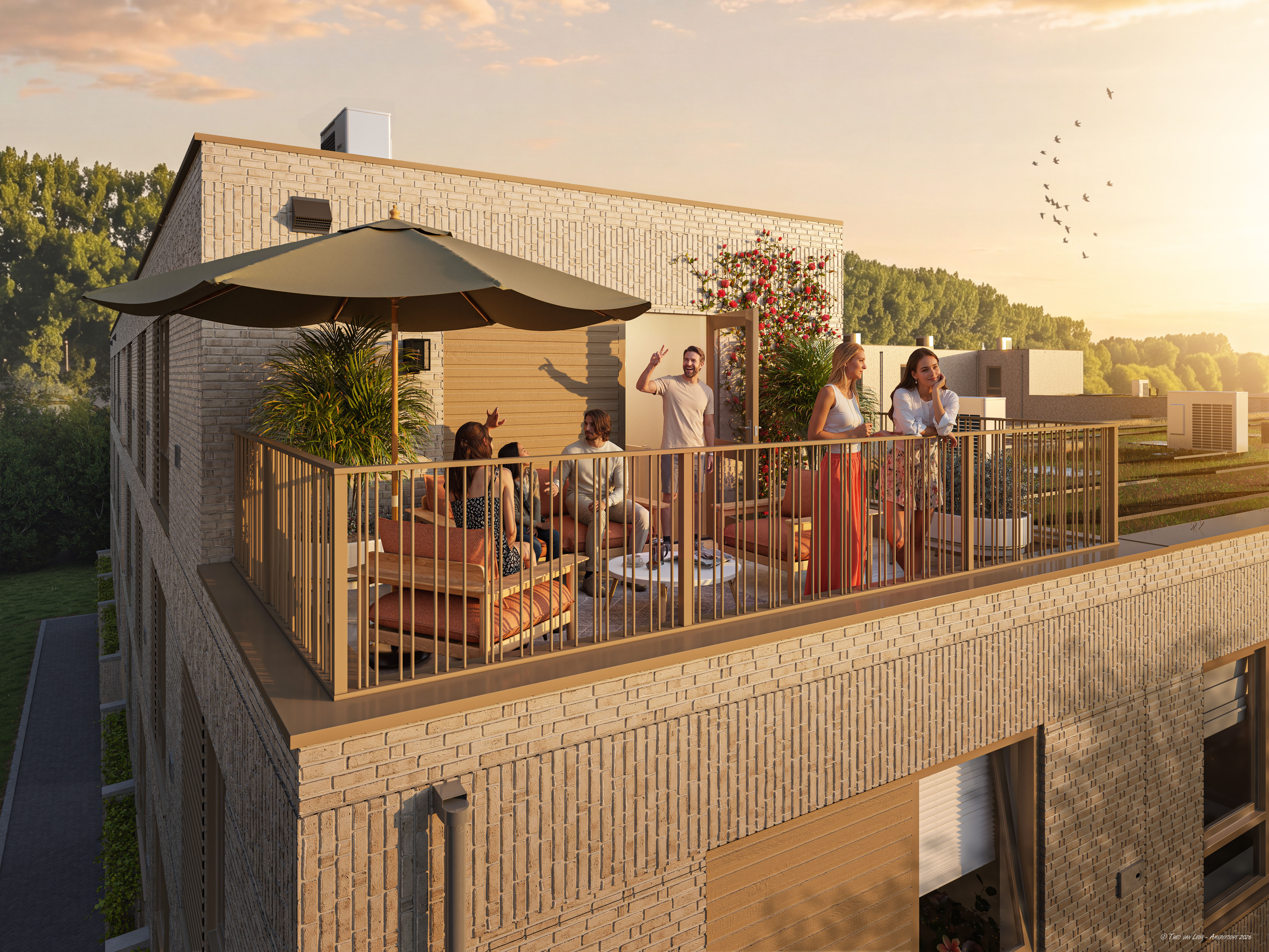 Nieuwbouw Arnhem Het Zijdekwartier Bouwnummer 29 Balkon Hoog 2048 X 1536