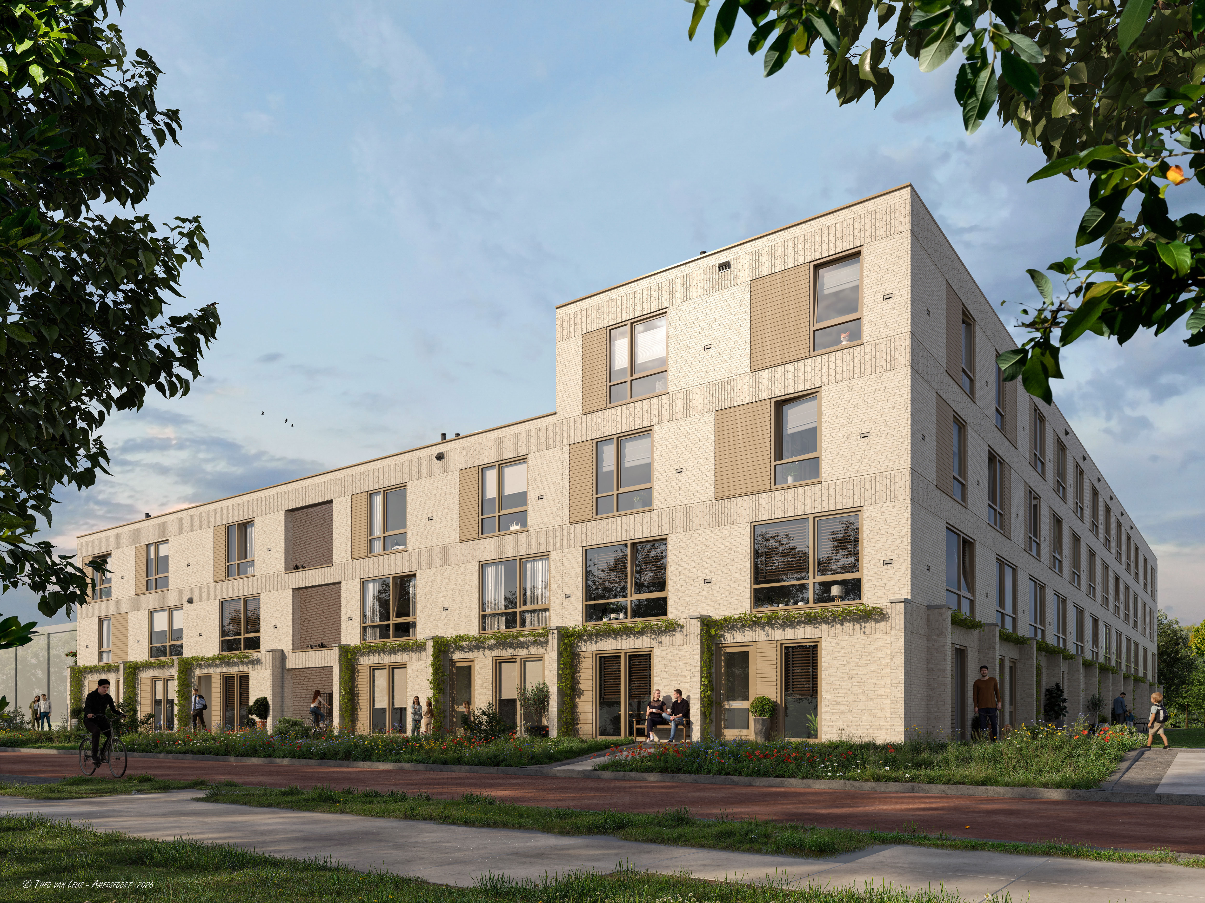 Nieuwbouw Arnhem Het Zijdekwartier Parkzijde Fase 2 Blok Zuid Standpunt 1 2048 X 1536